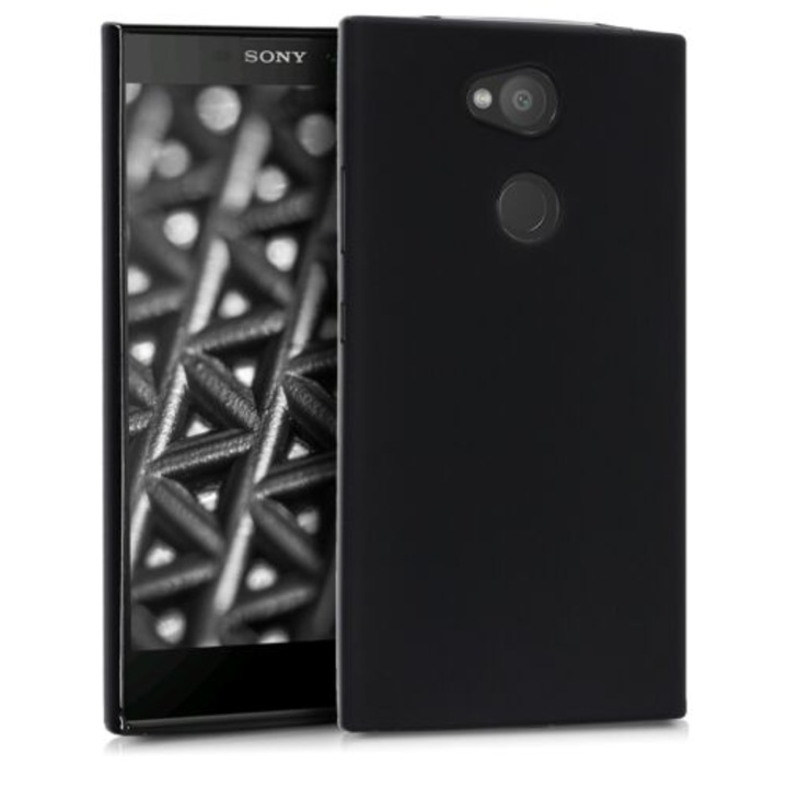 Калъф за Sony Xperia L2, Силиконов, Черен, 44289.47