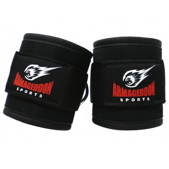 Set 2 chingi pentru glezne - curele/banda glezna pentru exercitii fitness pentru aparatul multifunctional din sala de sport, saculet de protect Armageddon Sports, Ankle Straps, Negru Set 2 chingi pentru glezne - curele/banda glezna pentru exercitii fitness pentru aparatul multifunctional din sala de sport, saculet de protect Armageddon Sports, Ankle Straps, Negru