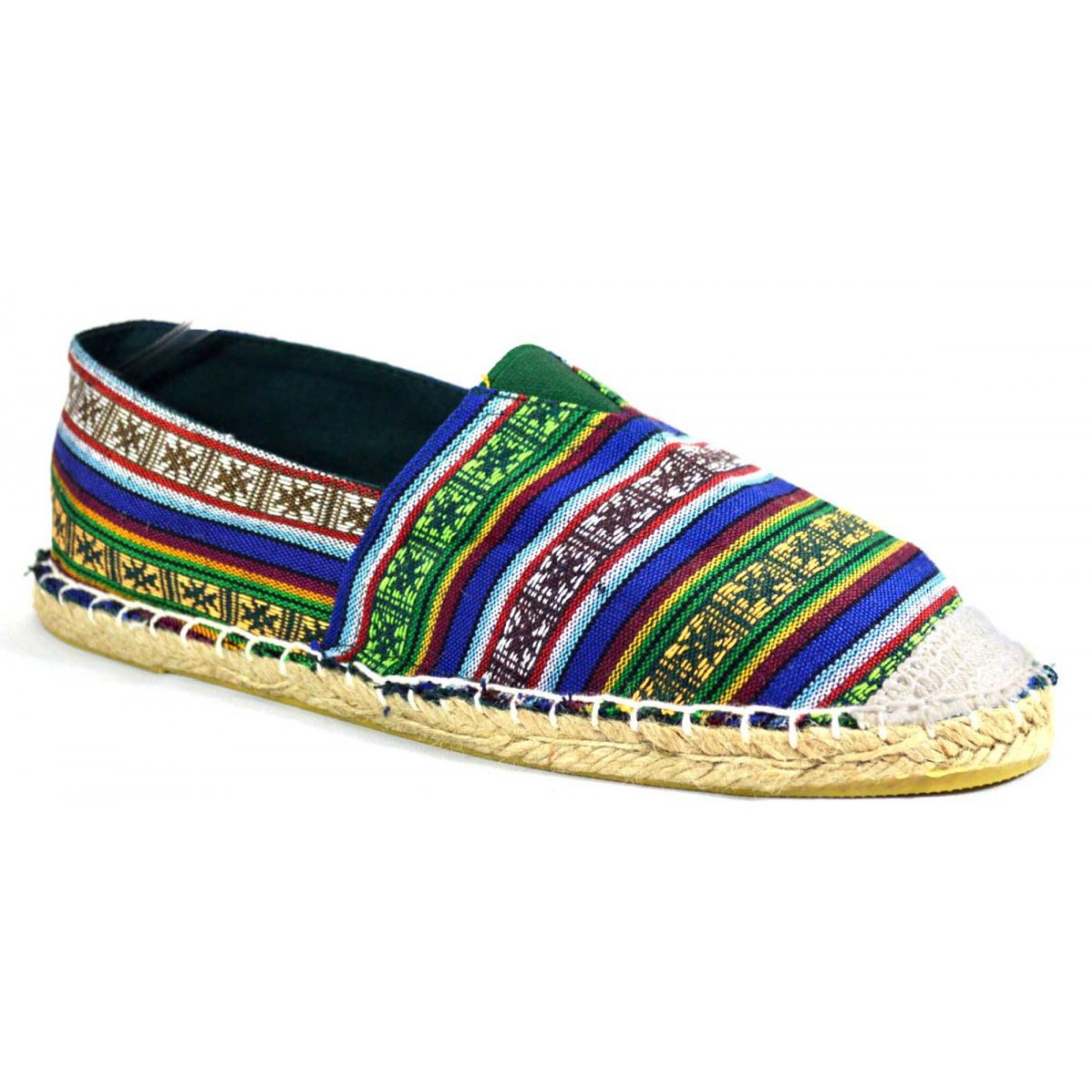 Espadrile barbatesti Verzi, model Colors Full Vintage , 39 EU