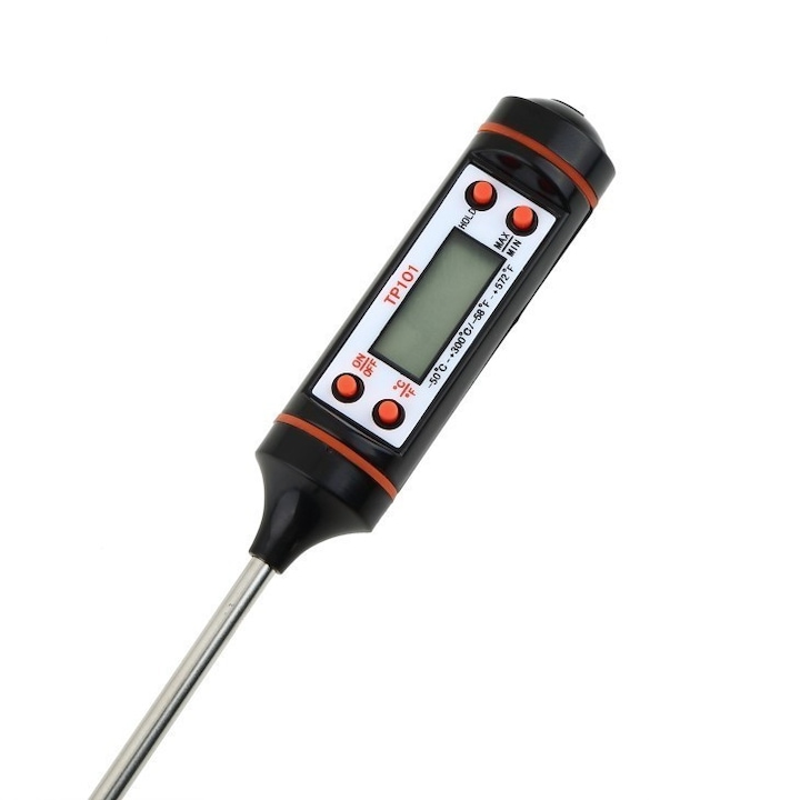 Кухненски термометър за храни и течности Smart kitchen, Цифров, 15см Сонда