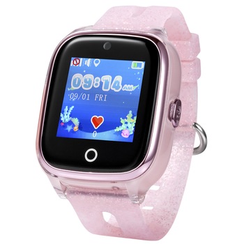 Ceas smartwatch copii Wonlex KT01, GPS, Functie telefon, SIM prepay cadou, Roz Ceas smartwatch copii Wonlex KT01, GPS, Functie telefon, SIM prepay cadou, Roz