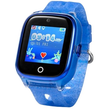 Ceas smartwatch copii Wonlex KT01, GPS, Functie telefon, SIM prepay cadou, Albastru Ceas smartwatch copii Wonlex KT01, GPS, Functie telefon, SIM prepay cadou, Albastru