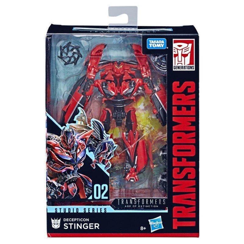 Figurina Transformers Deluxe, Hasbro, 8 ani+, Plastic, Multicolor