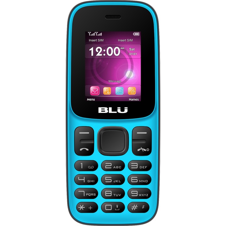 Мобилен телефон BLU Z5, Dual Sim, Светло Син, Меню на Български Език