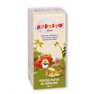 Sirop Apetito 150 Ml Pentru Stimularea Poftei De Mancare A Copiilor Incepand Cu Varsta De 6 Luni Emag Ro