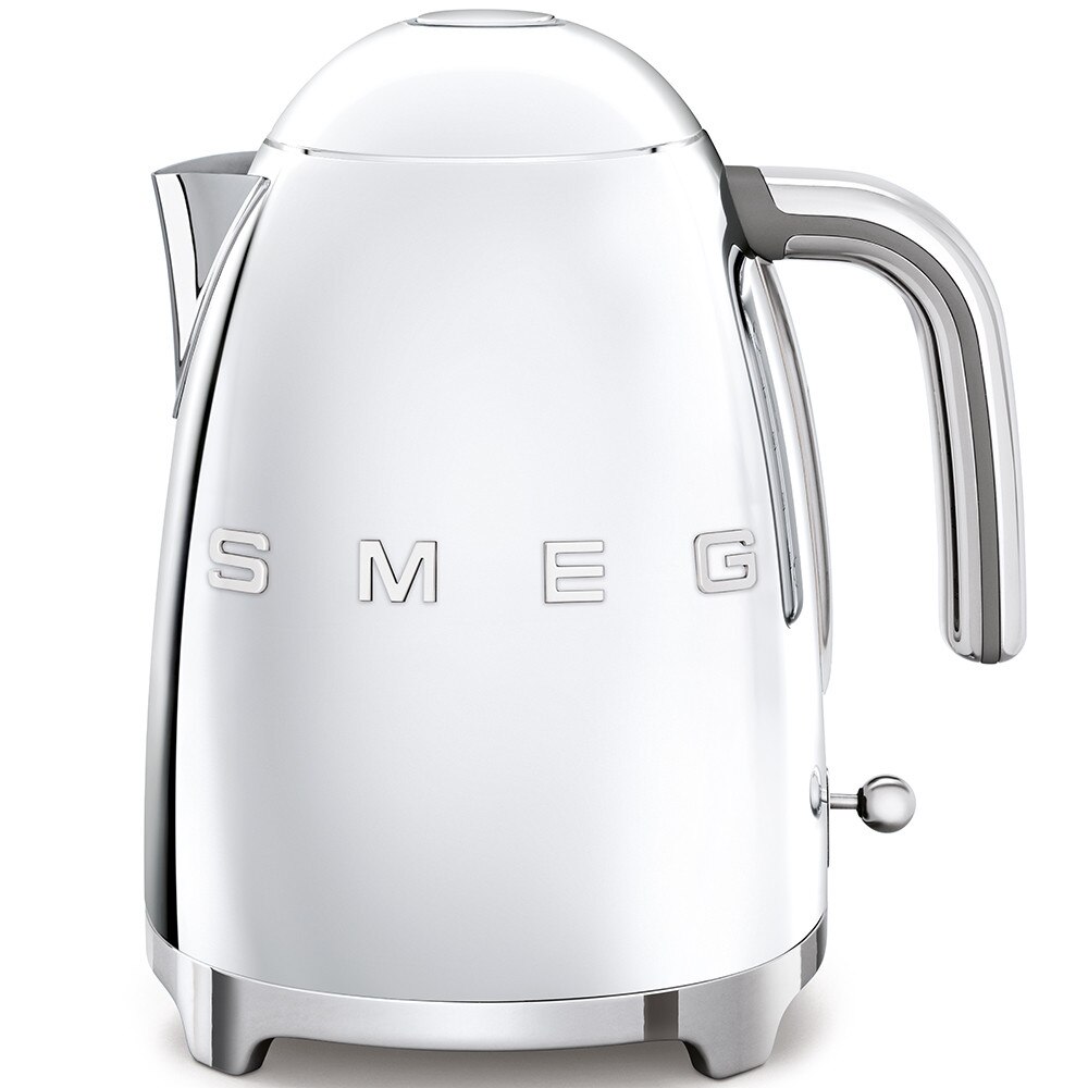 Fierbator Smeg KLF03SSEU CHROM, Otel, 2400W, Capacitate 1.7L, Alb