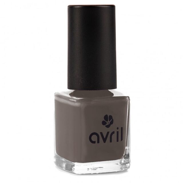 Lac de unghii Avril Grey Anthracite, argintiu, 7 ml