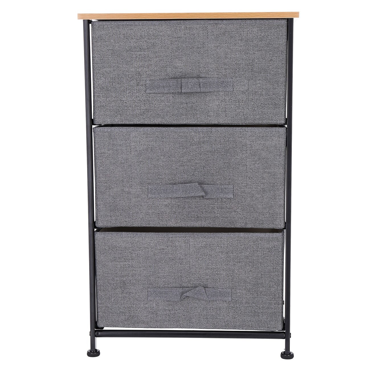 Comoda Grunberg , 45 x 30 x 73 cm, 3 sertare, GRI, TB67