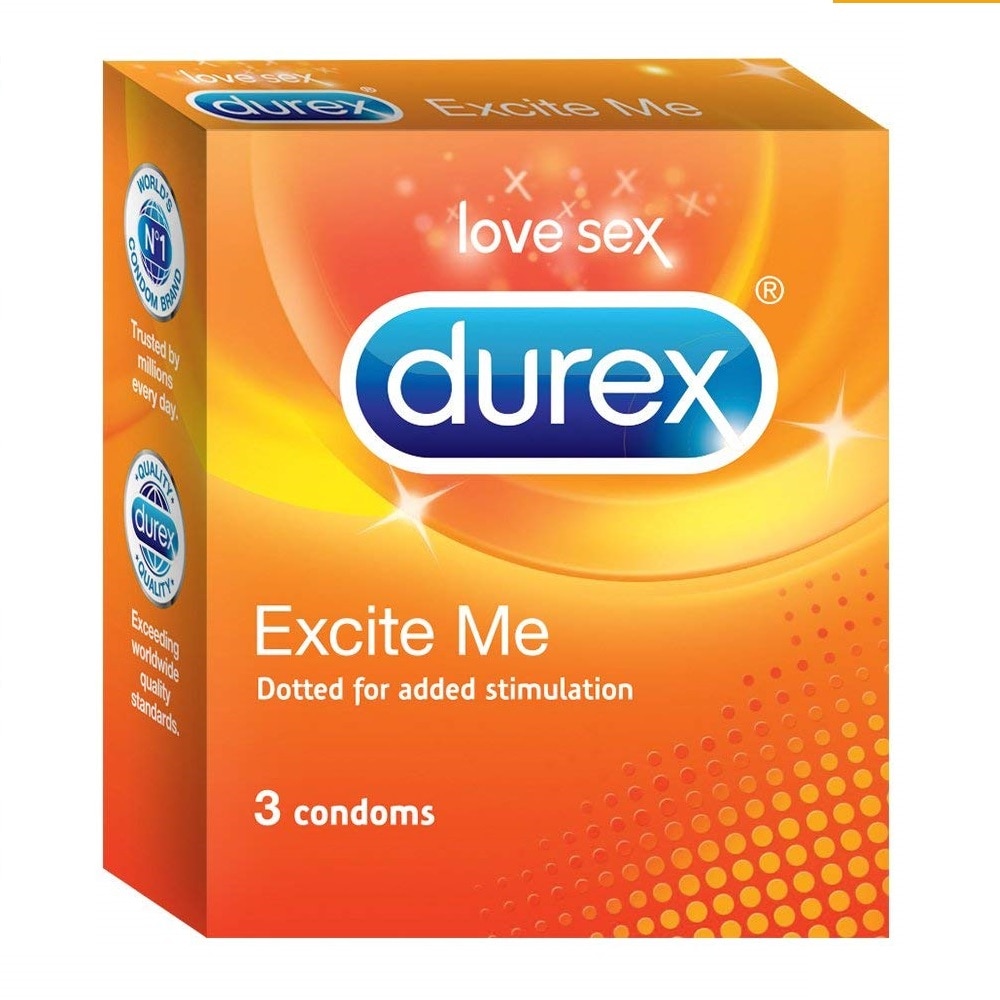Prezervative Durex Excite Me, 3 buc