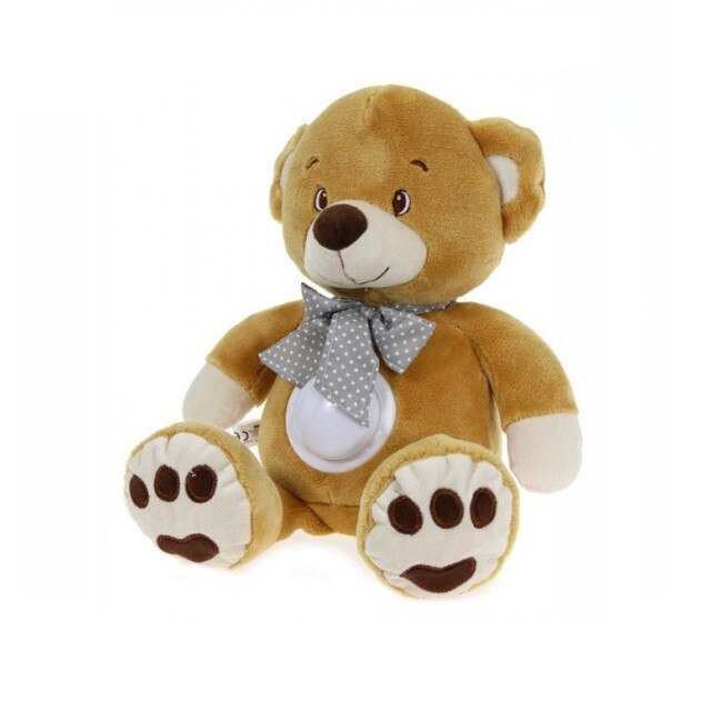 Lampa de veghe muzicala Ursulet BabyMix 13138, Maro