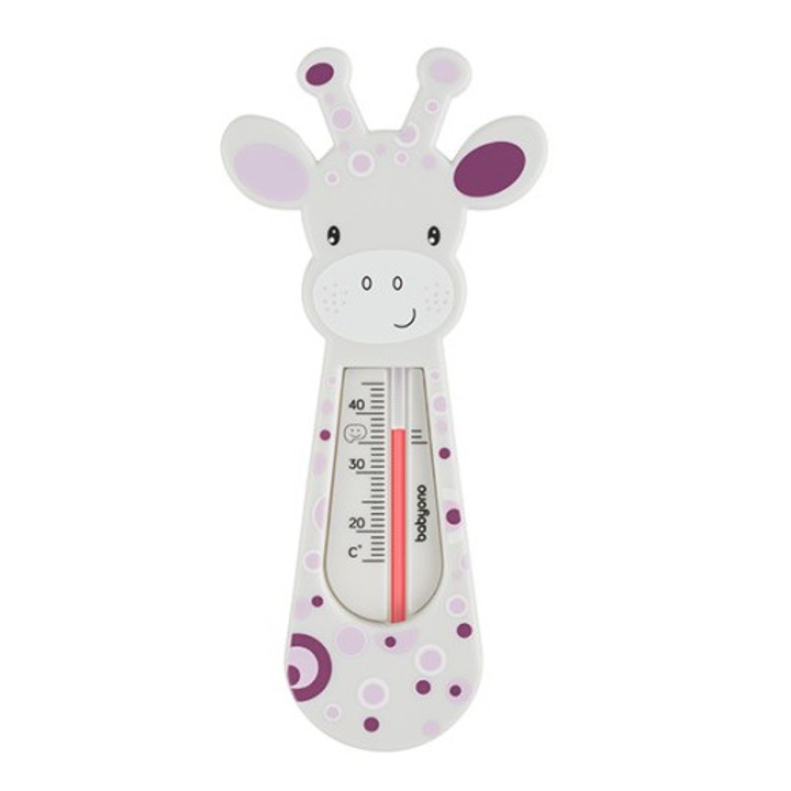 Baby Ono, Fürdő hőmérő, Lila, Zsiráfos