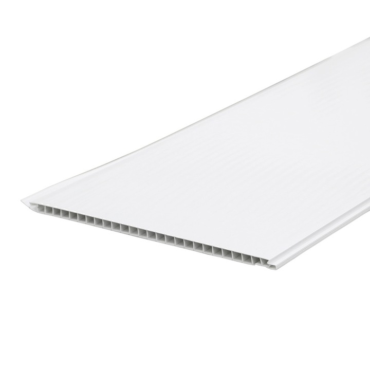 Ламперия PVC DEGRETS Бял Гланц Супер 25 см х 3 м