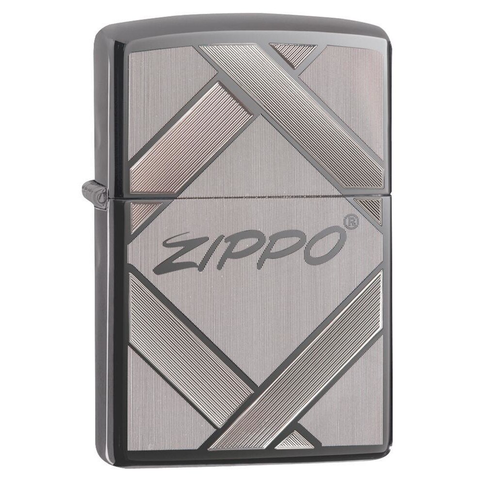 Bricheta Zippo Black Ice Elegant Lines