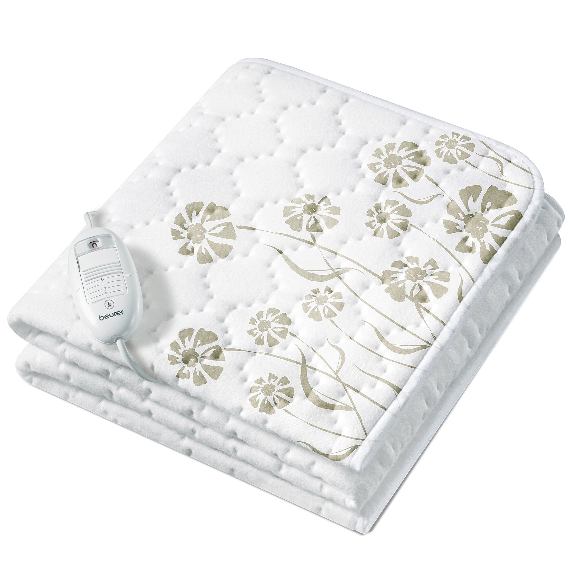 Термоподложка за матрак Beurer UB 33, 60W, 3 температурни нива, Бяла ...