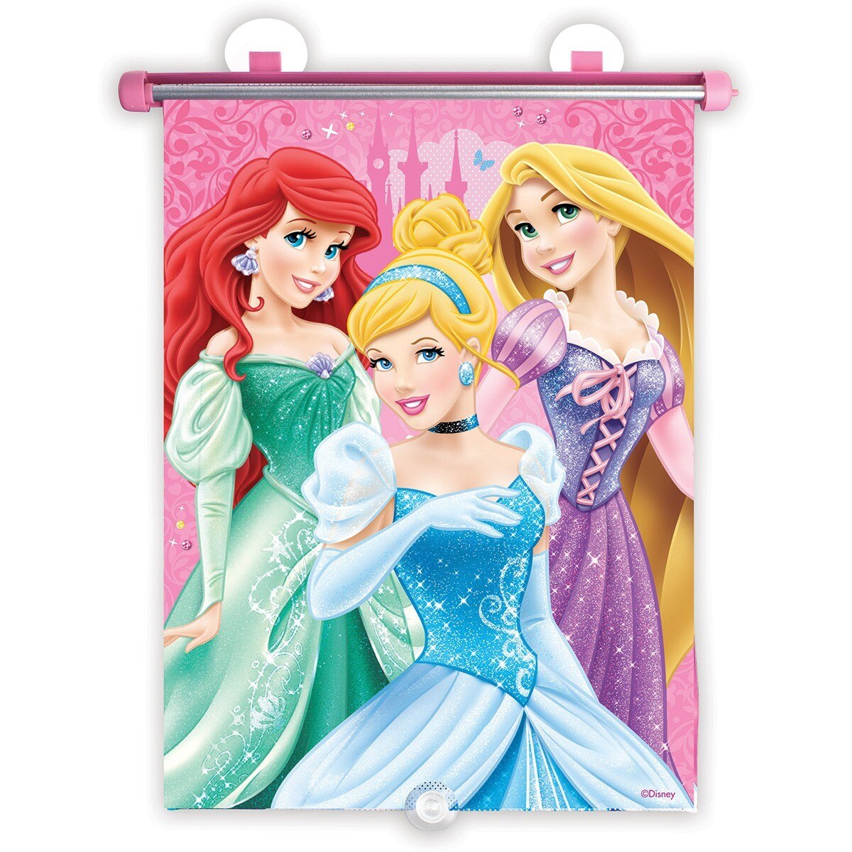 Set 2 parasolare auto reglabile Bam Bam, Disney Princess