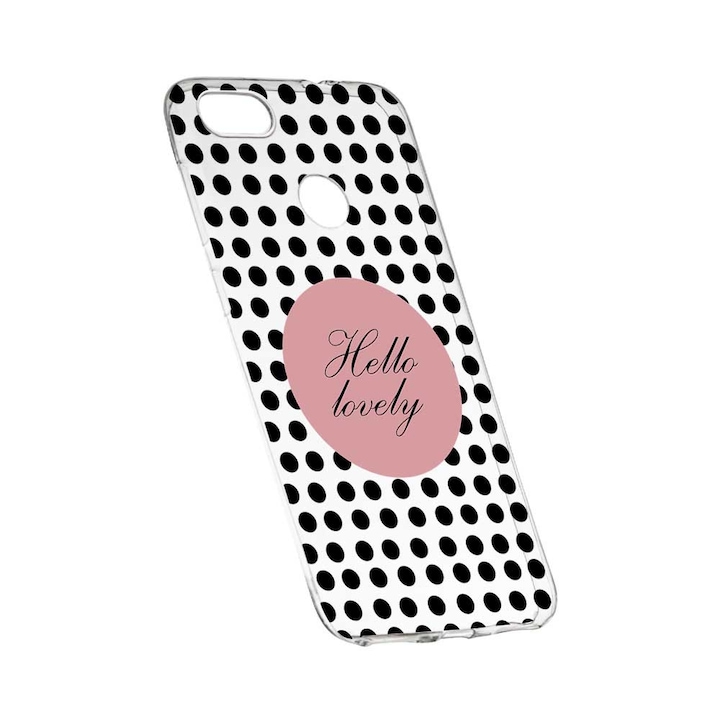 Калъф за HTC Desire 12 Plus, Силиконов, Тънък, Hello Lovely, 163