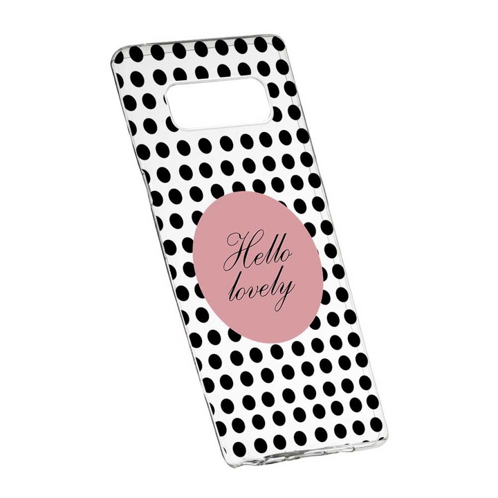 Кейс за Samsung Galaxy Note 9, Силиконов, Тънък, Hello Lovely, 163