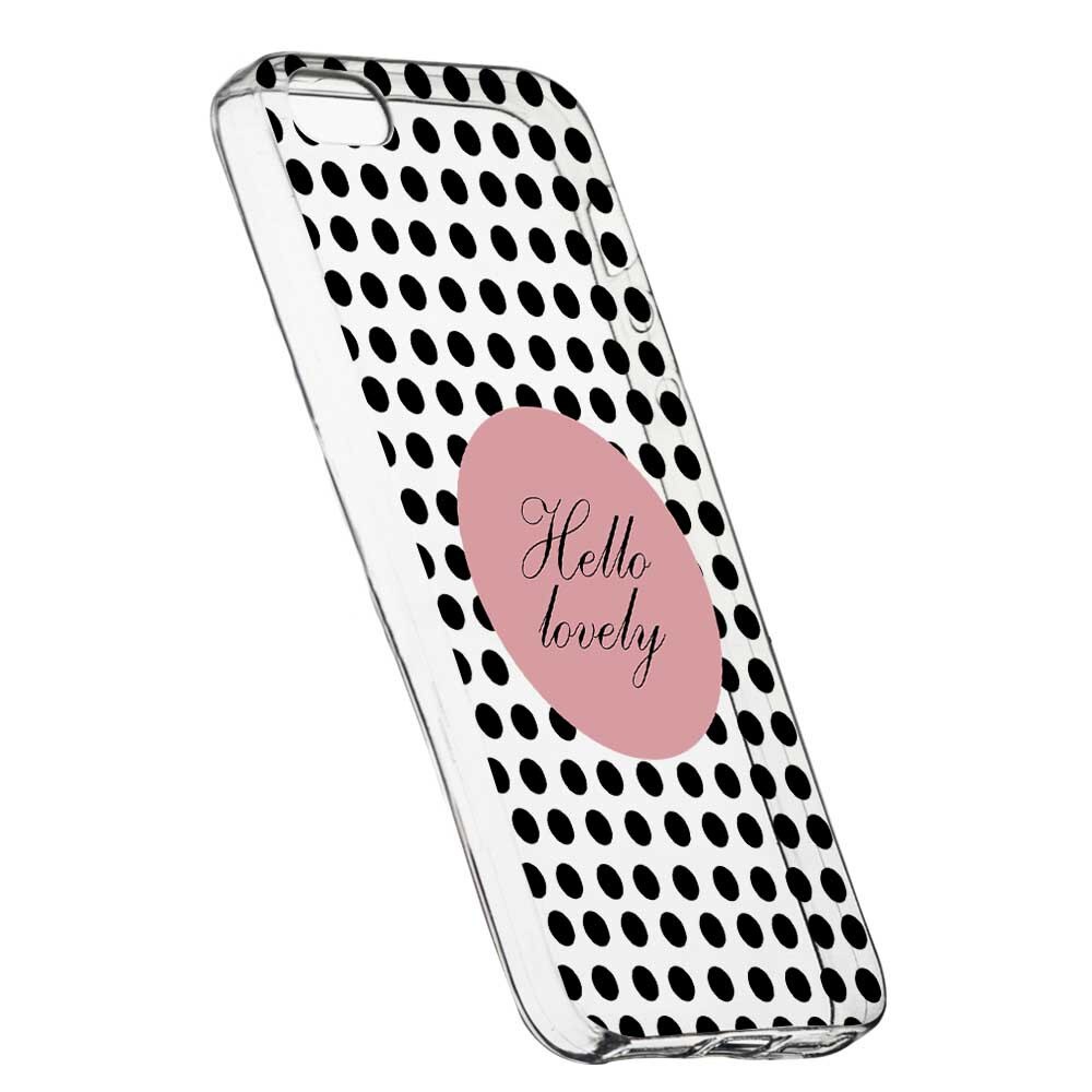 Husa pentru Apple iPhone 5 / 5S / SE, Silicon, Slim, Hello Lovely, 163