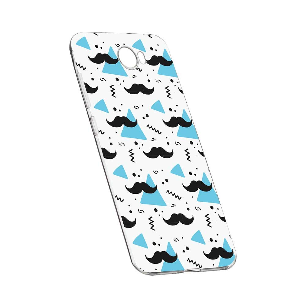 Husa pentru Huawei Y7 / Enjoy 7 Plus / Nova Lite Plus 2017, Silicon, Slim, Mustache, 164