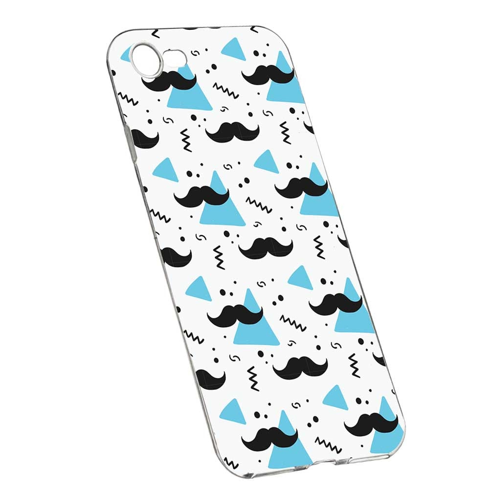 Husa pentru Apple iPhone 7 / 8, Silicon, Slim, Mustache, 164