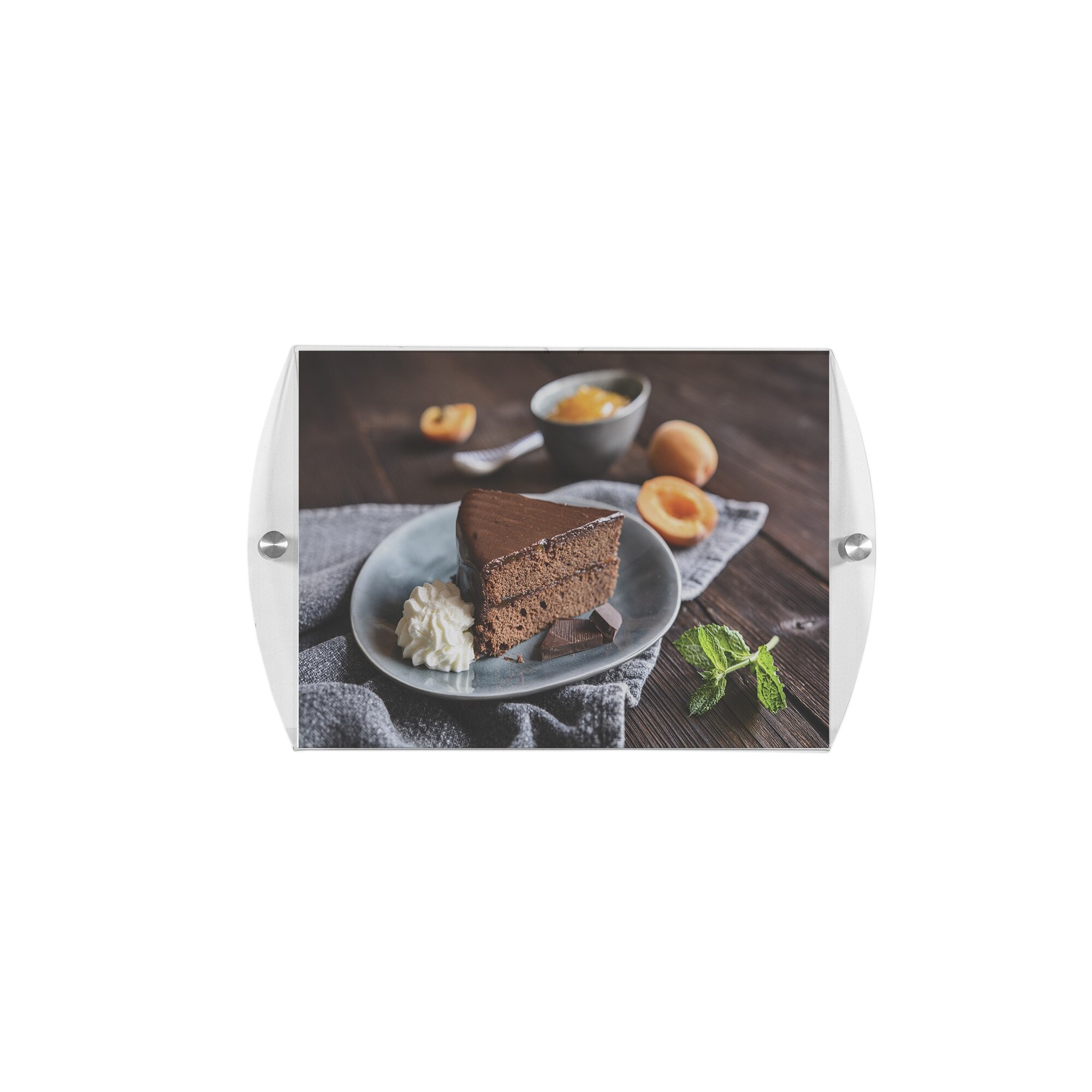 Suport print dimensiune A4, prevazut cu distantieri metalici ca si sistem de prindere