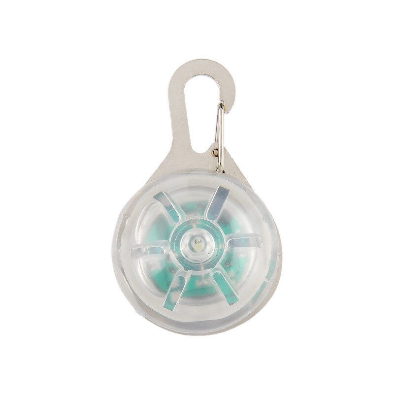 Medalion led alb cu carabina,pentru animale de companie,Vivo