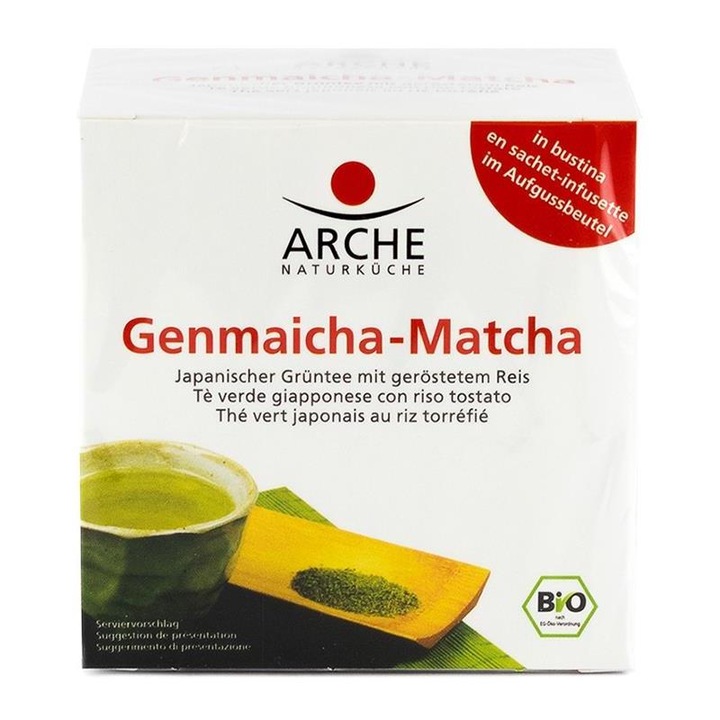 Японски зелен чай Genmaicha Matcha 15гр Arche