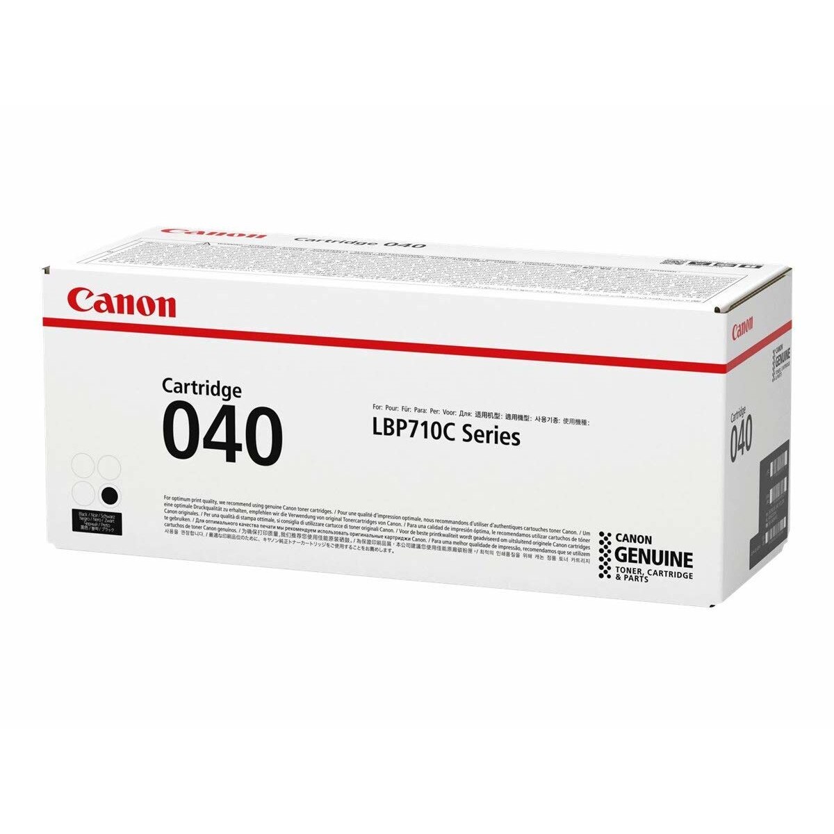 Cartus Toner Original Canon 040BK, 6300 pagini, Negru, pentru Canon I-Sensys LBP710C, Canon I-Sensys LBP710CX, Canon I-Sensys LBP712C, Canon I-Sensys LBP712CX