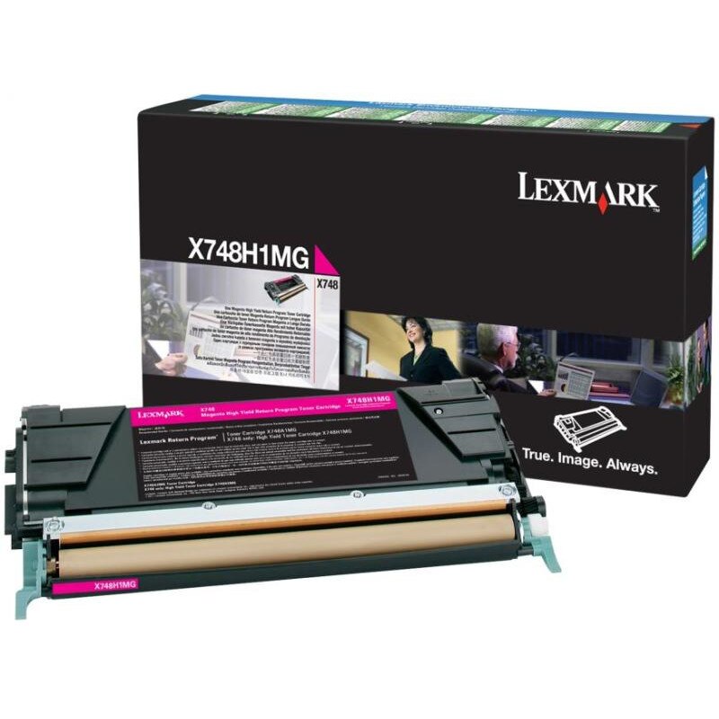Toner magenta Lexmark X748