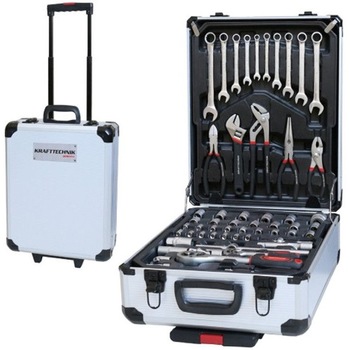 Troller (set) de scule Krafttechnik cu 188 de piese, AKT-KT11188A Troller (set) de scule Krafttechnik cu 188 de piese, AKT-KT11188A