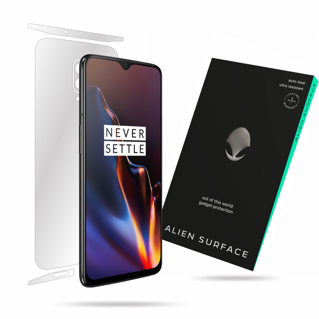 Folie Alien Surface, OnePlus 6T, protectie spate, laterale