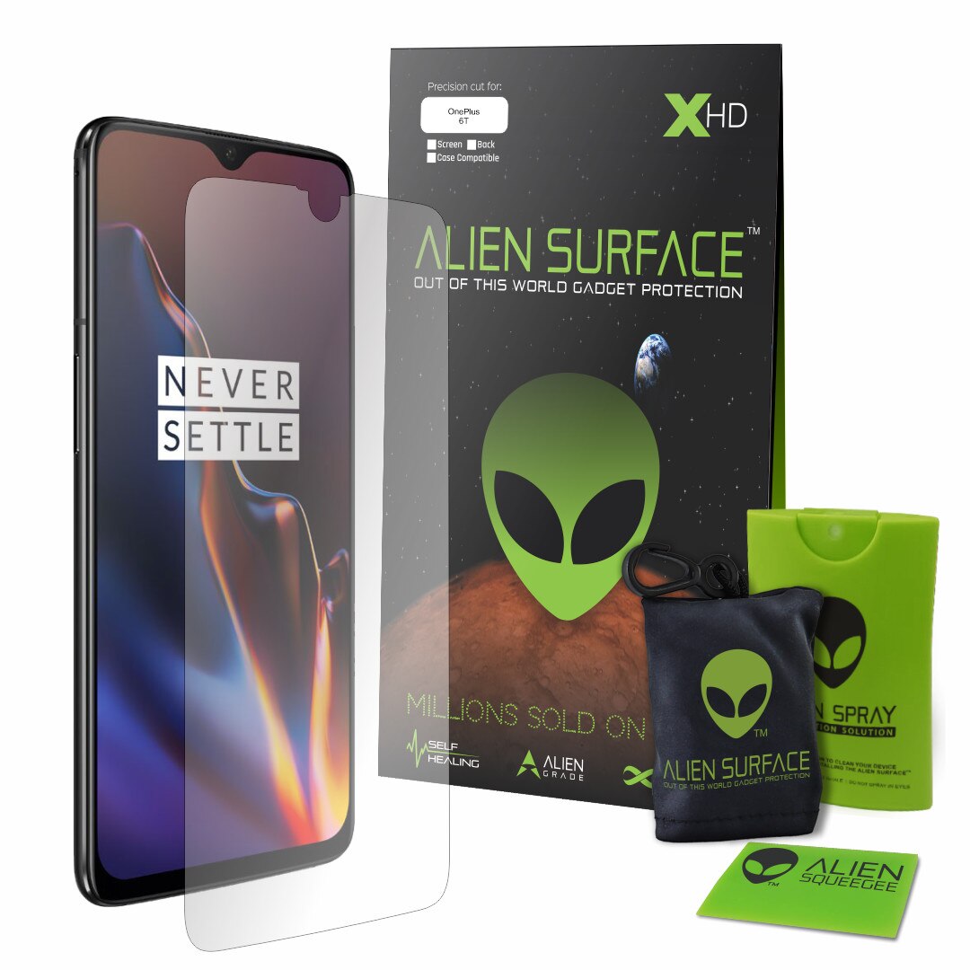 Folie Alien Surface, OnePlus 6T, protectie ecran + alien fiber