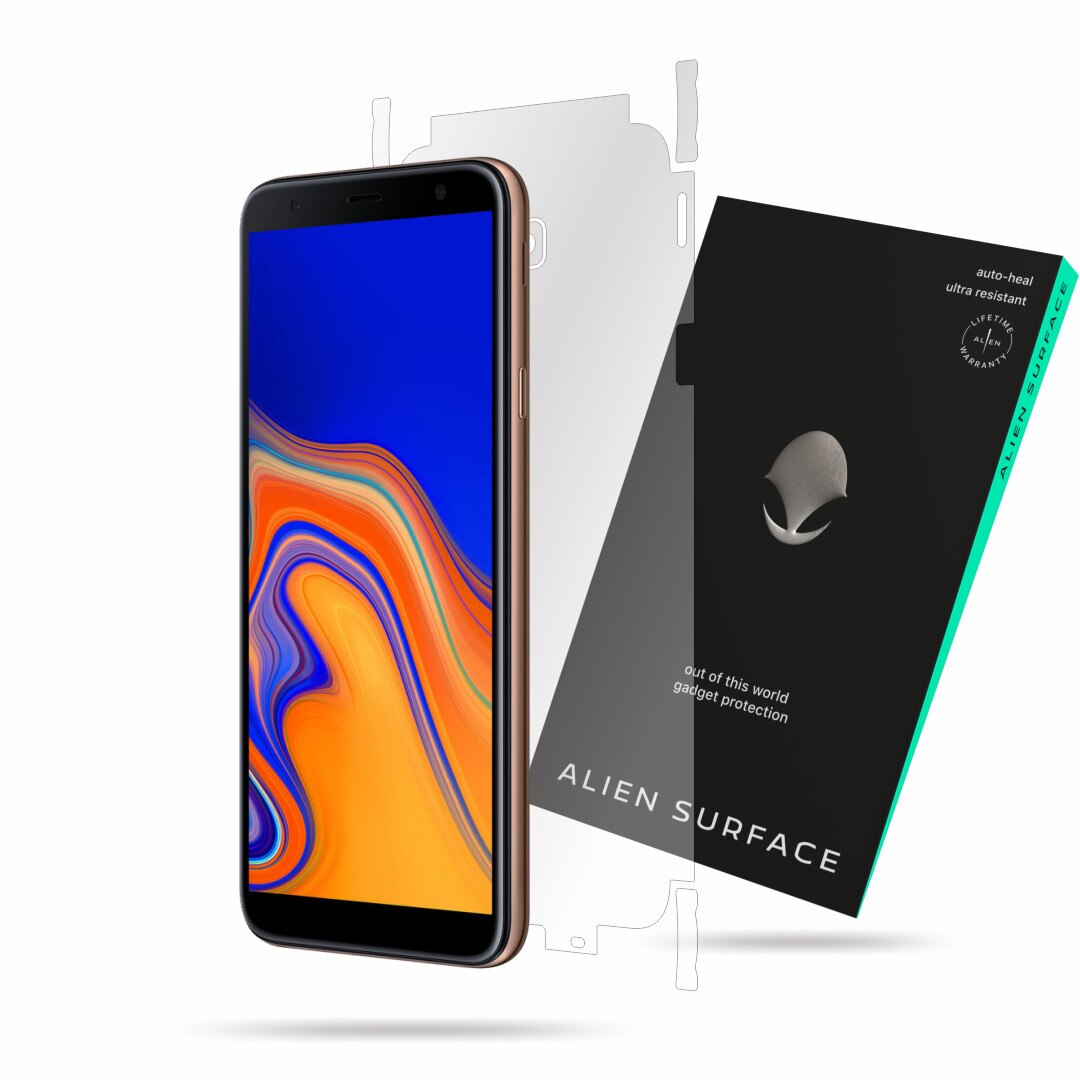 Folie Alien Surface, Samsung Galaxy J4 Plus (2018), protectie spate, laterale