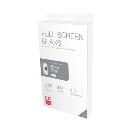 Folie protectie ecran sticla 3D Acme pentru iPhone 7/8 , Alb