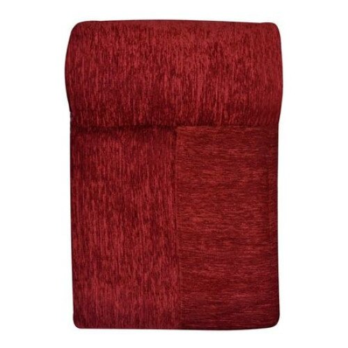 Cuvertura de pat, iMK®, Rosu inchis, 180x260 cm