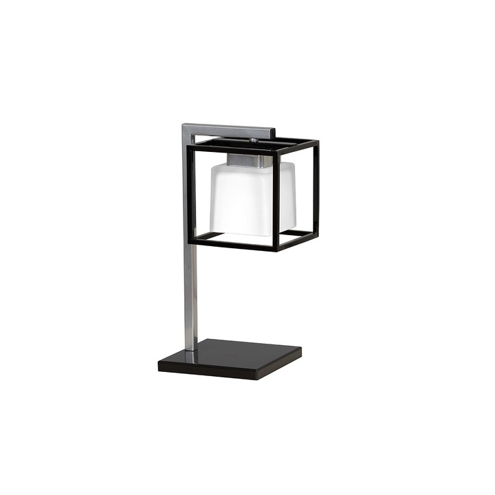 Нощна лампа Emibig Betpol, 1X60W, Черен/Хром