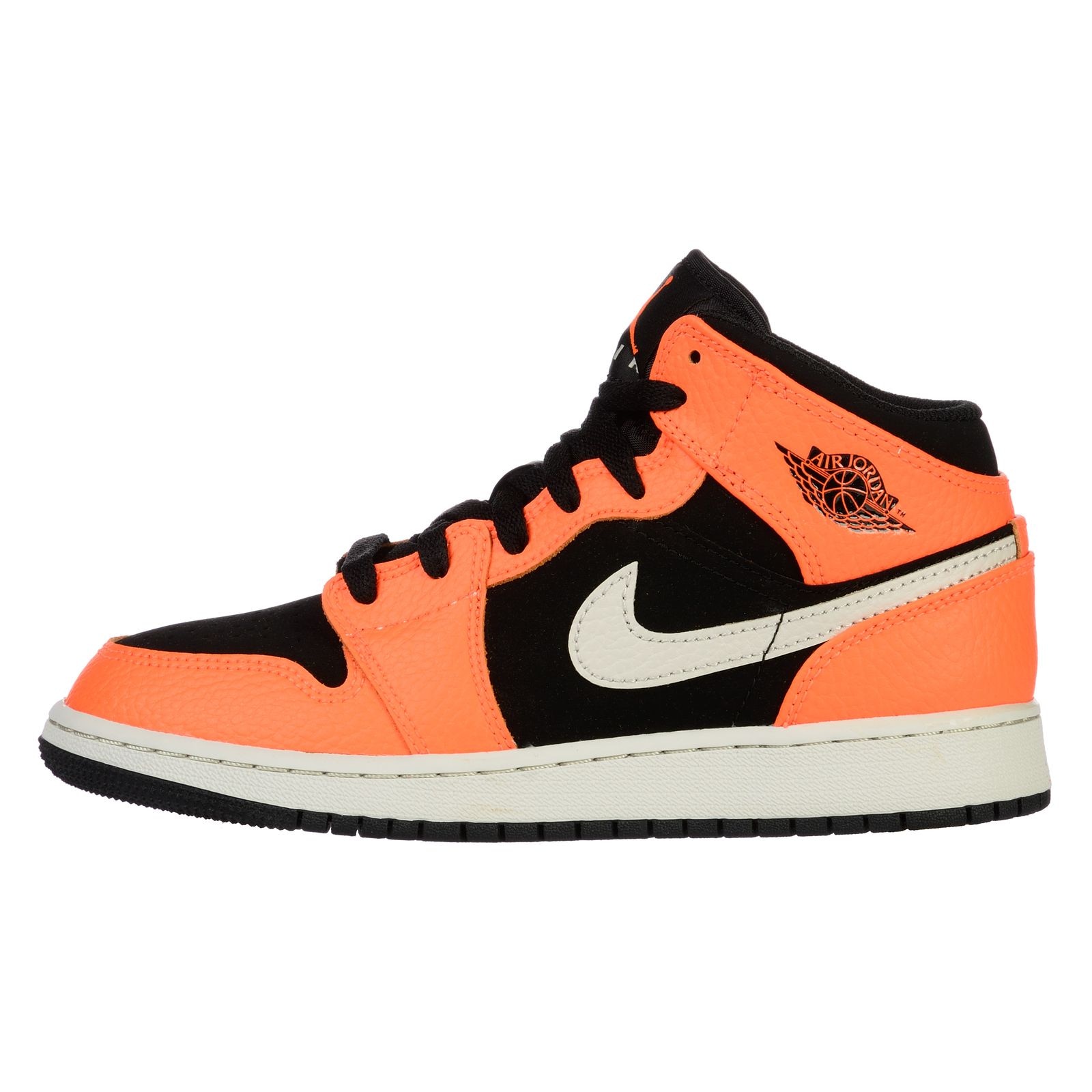 Ghete Nike Air Jordan 1 Mid 554725062 Copii Portocaliu 36 - eMAG.ro