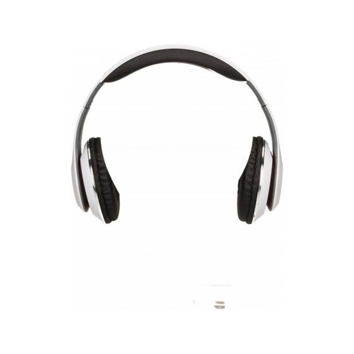 Стерео слушалки с микрофон Rebeltec AUDIOFEEL 2, Дължина на кабела 1.6 м, бели