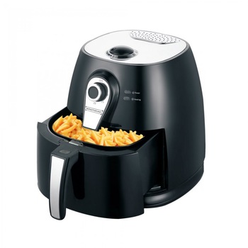 Aparat de gatit cu Aer Fierbinte Airfryer Anti-Friteuza ROYALTY LINE RL-AF3.1 - 3 litri, Negru Aparat de gatit cu Aer Fierbinte Airfryer Anti-Friteuza ROYALTY LINE RL-AF3.1 - 3 litri, Negru