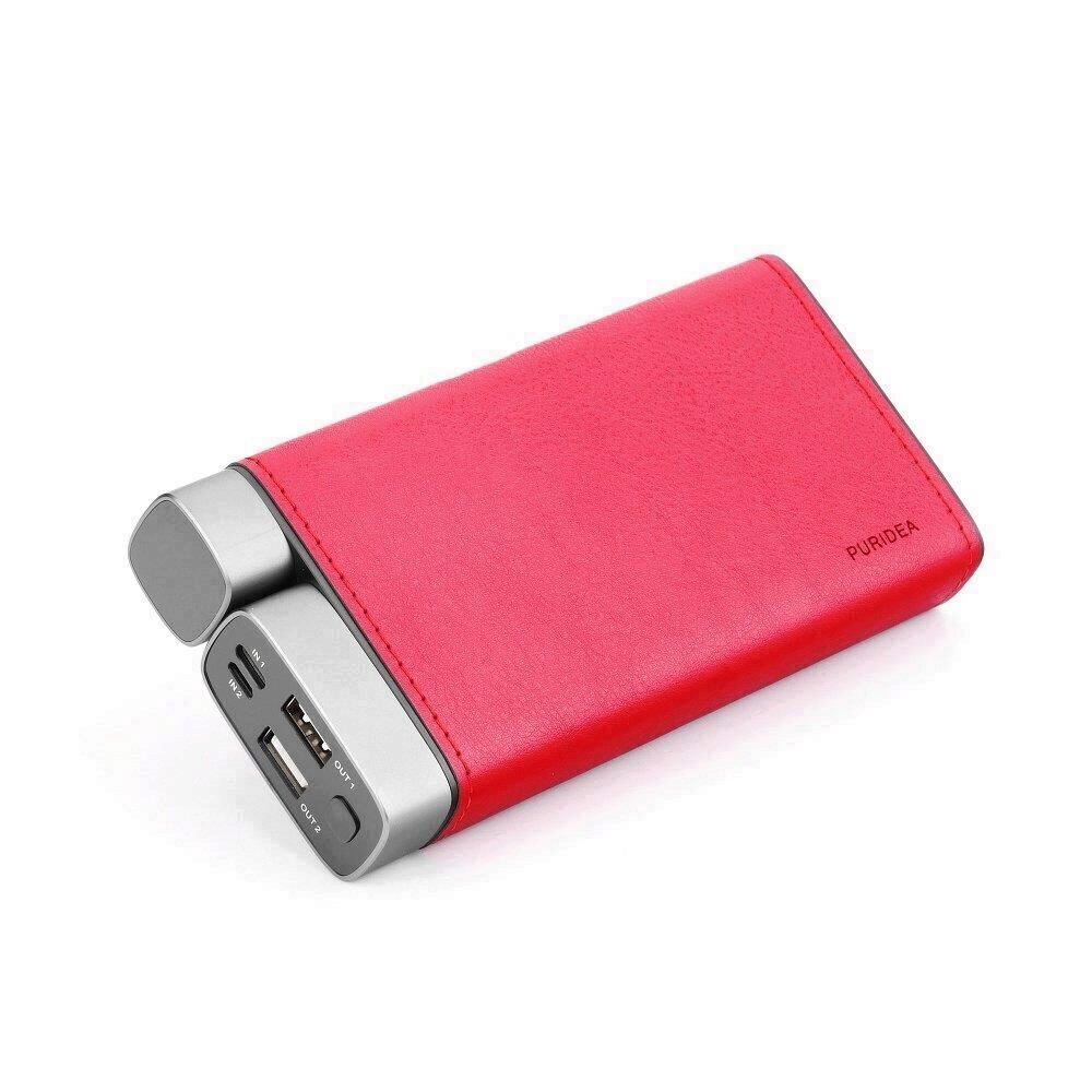 (eom) Baterie externa (Powerbank) Puridea X02, FastCharge, 20.000 mAh, USB*2, Rosu