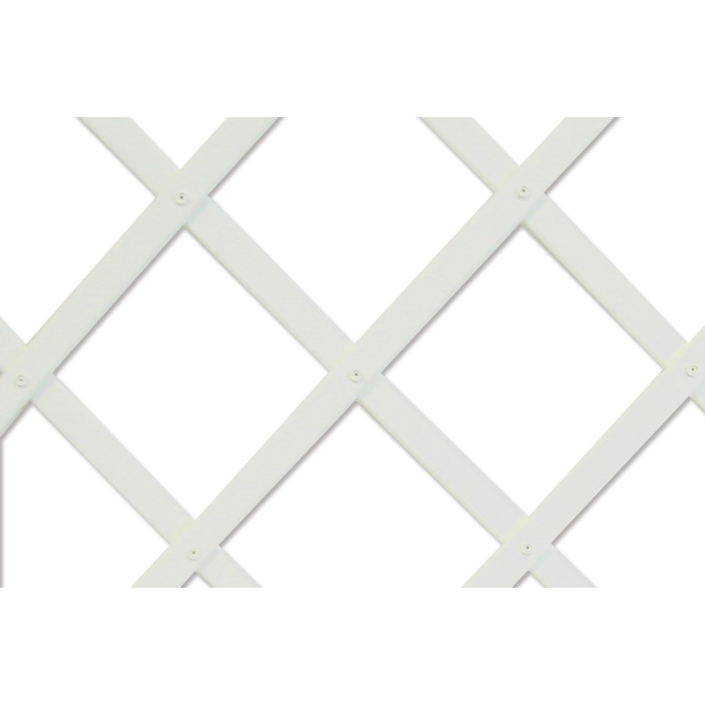 Trafor flexibil din plastic alb Trelliflex 1 x 2 m
