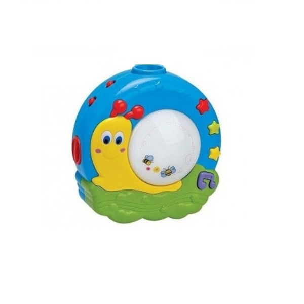 Lampa de veghe muzicala cu proiector Melc BabyMix TT-01920379, Albastru