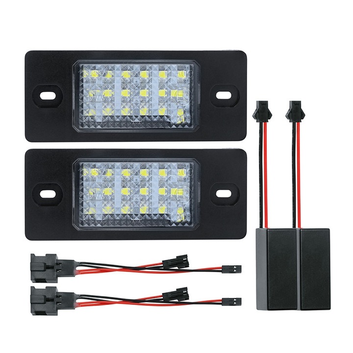 Lampi numar LED VW Tiguan I (5N), set 2 bucati
