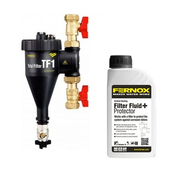 Pachet Filtru Fernox TF1 Total Filter +Robineti+ Filter Fluid + Protector, 28mm Pachet Filtru Fernox TF1 Total Filter +Robineti+ Filter Fluid + Protector, 28mm