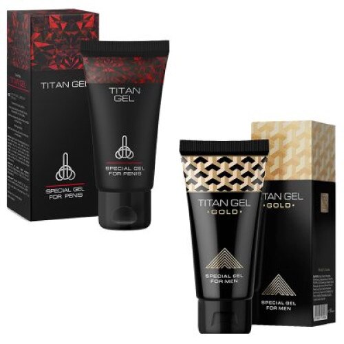 Комплект Titan Gel Gold+ Titan Gel 100ml гел,за уголемяване на пениса ...