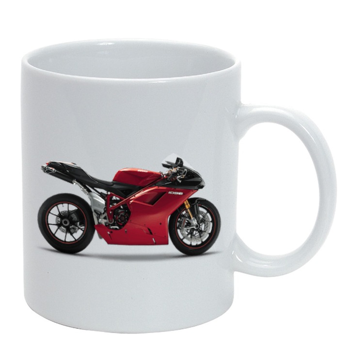 Személyre szabott bögre Motorcycle 7, kerámia, 330 ml