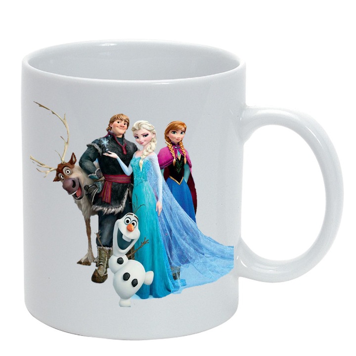 Cana personalizata Frozen 15, ceramica, 330 ml