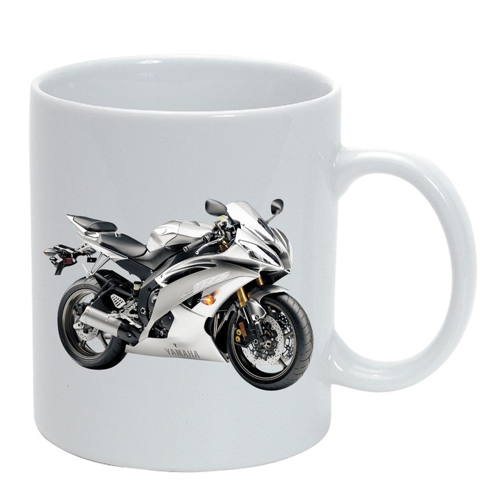 Cana personalizata Motocicleta ,47, ceramica, 330 ml