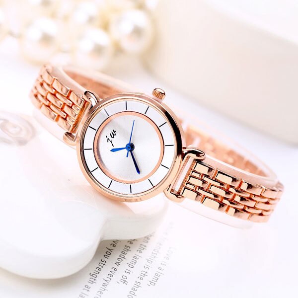 Ceas Dama Quartz jw Casual Elegant Rose, CP9316RE, curea din metal (zale), afisaj analog