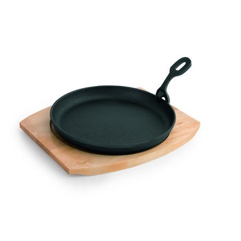 Set servire, Eurogastro, platou rotund din fonta Ø 22cm Set servire, Eurogastro, platou rotund din fonta Ø 22cm